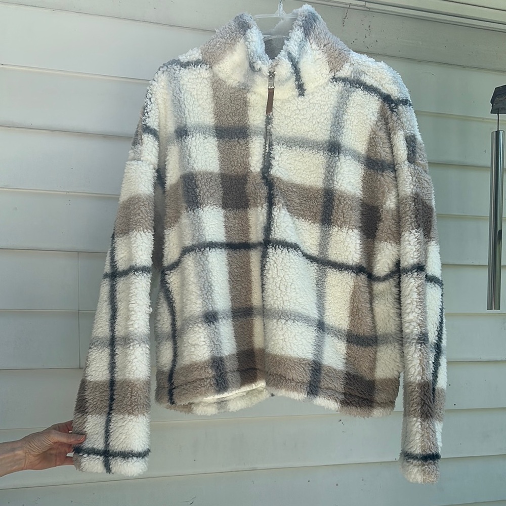 Thread & Supply Cream Sherpa Jacket